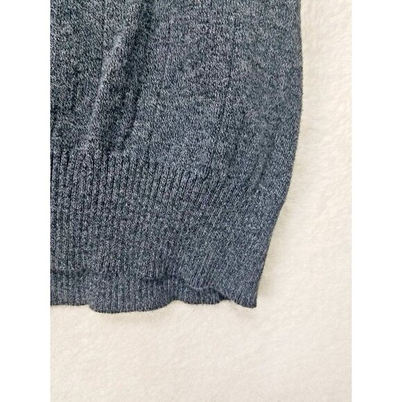 Greg Norman Tasso Elba Sweater Men's XXL 1/4 Zip Pullover heather Gray Mock Neck - Picture 10 of 12